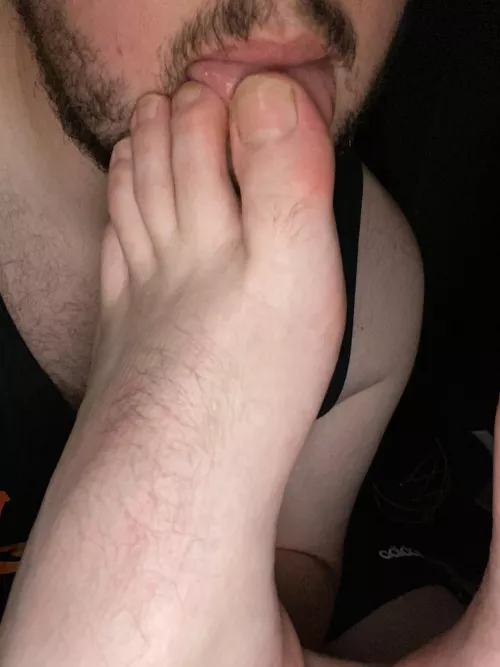 Licking my straight friends foot by Significant_Ad1090