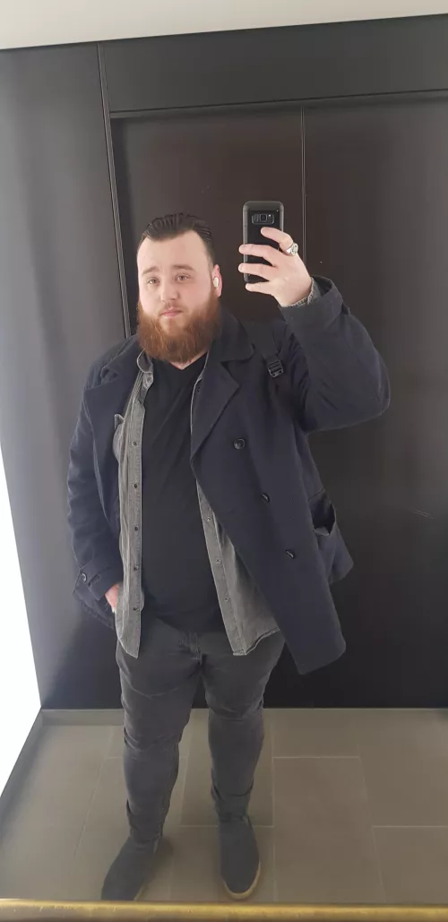 Lift selfie by beardednchubbyguy