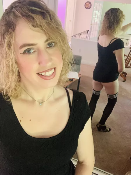 Lifting my skirt a little to show you my big tbooty by Esthree19