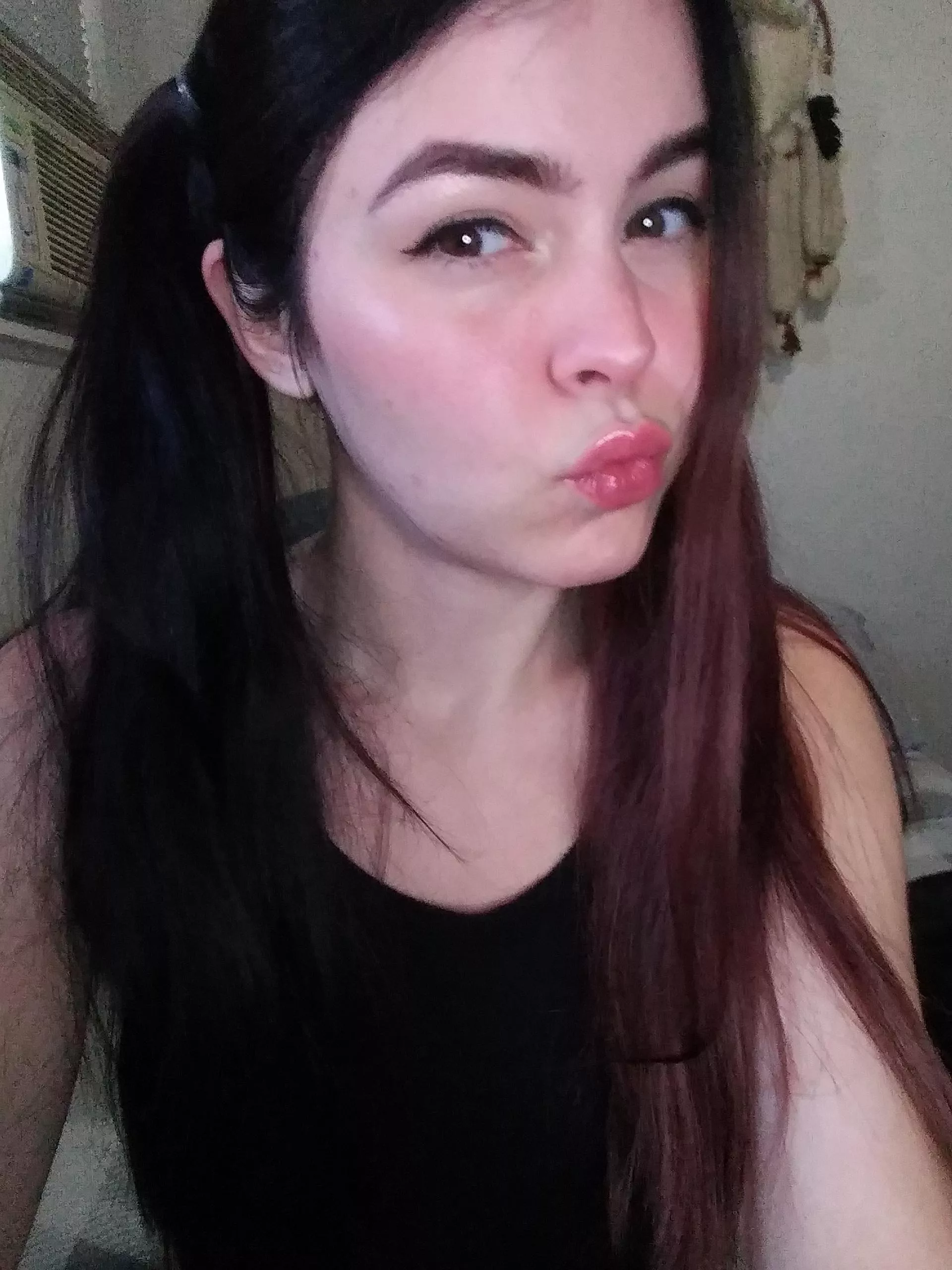 Light e-girl makeup ✨ posted by SleepyGothBitch