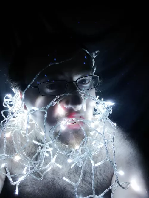 lights in (m)y mouth again meow by HirstuteFeline