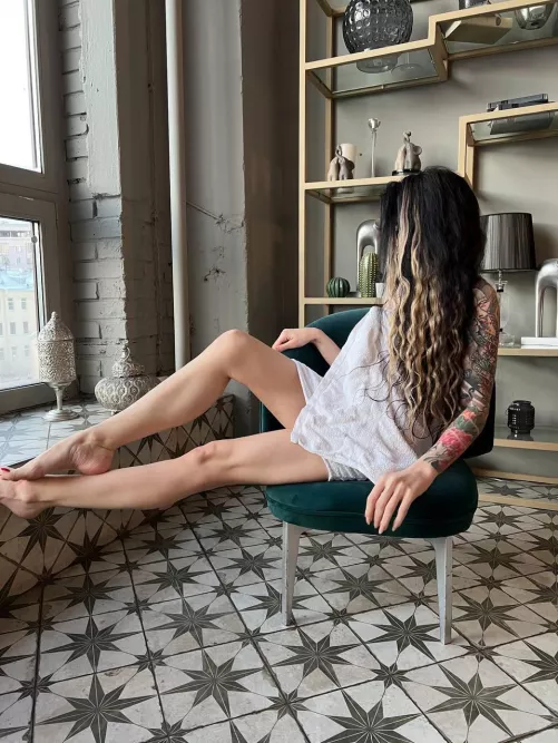 Like my skinny and long legs? by Juliadomaina