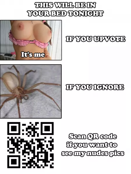 Like this post and I will give you free access to my private nude pics and videos. Scan QR code to see! by Impossible-Style-973