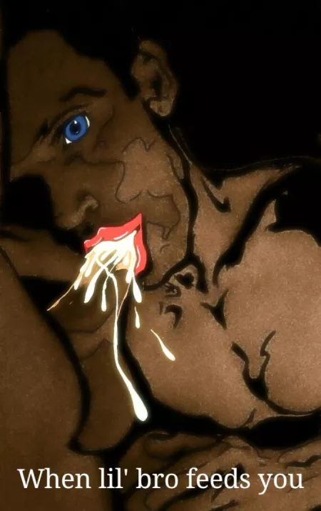 Lil bro loves my mouth by bttmslt9