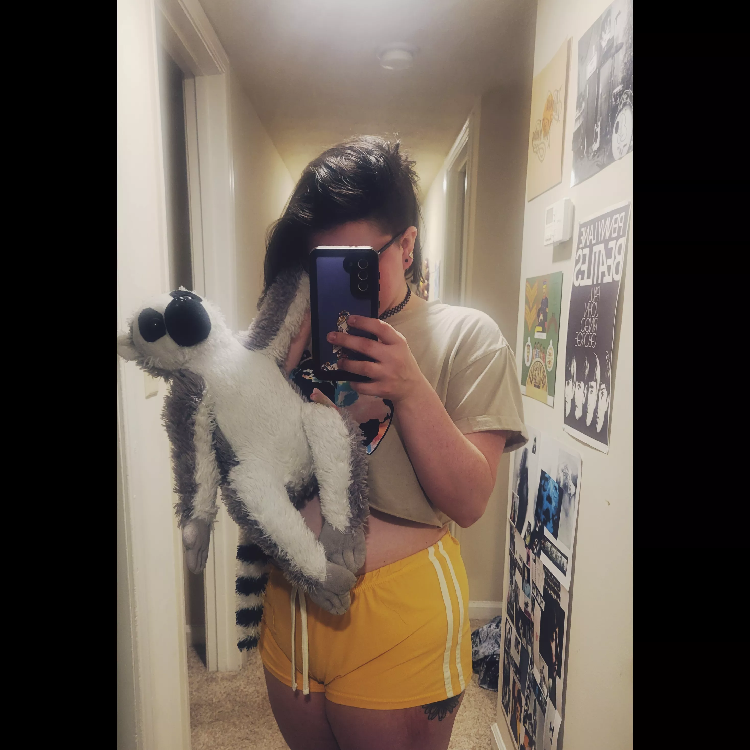 Lil' punk baby slothin' around with my bestie, Talley. Whad up 🤪 posted by xbuggyx