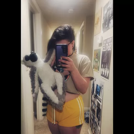 Lil' punk baby slothin' around with my bestie, Talley. Whad up 🤪 by xbuggyx