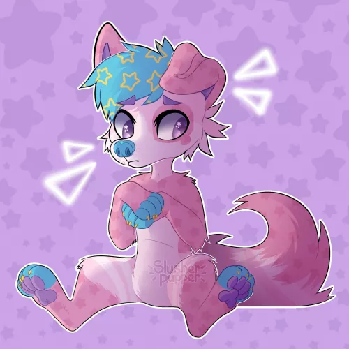 lil star boy ⭐️ (art by me!) by SlusherPupper