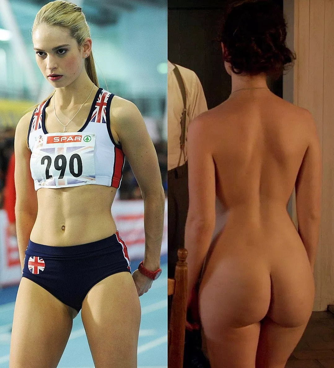 Lilly James posted by LordSpankmore