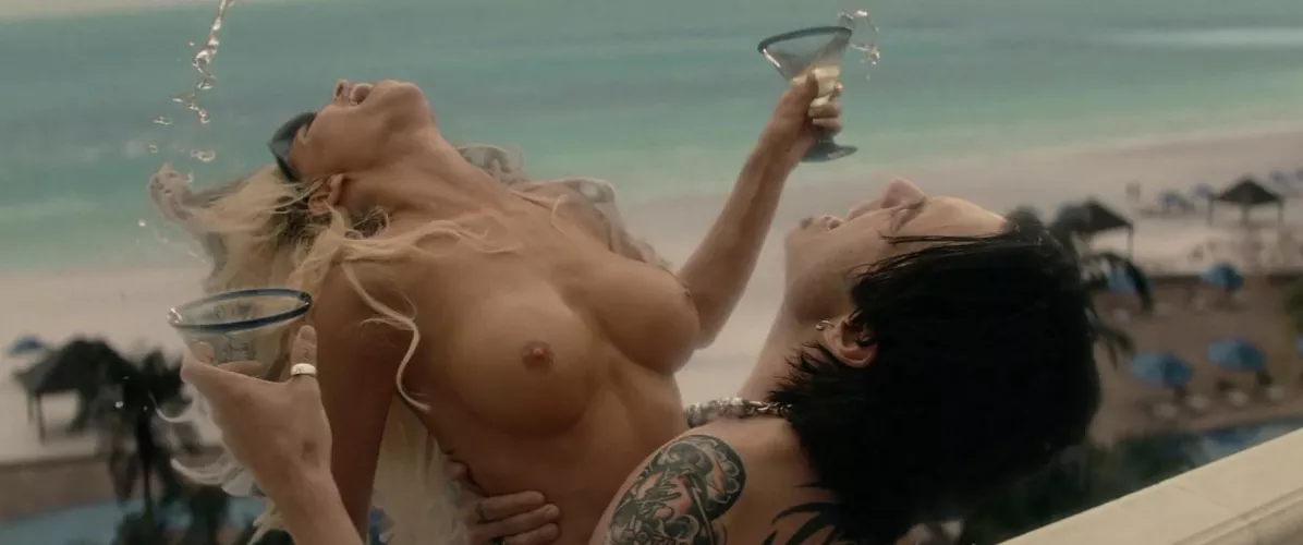 Lily James as Pamela Anderson in “Pam & Tommy” by nolaguy777