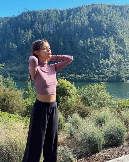 Lily Maymac always looks great by pillow-blankets