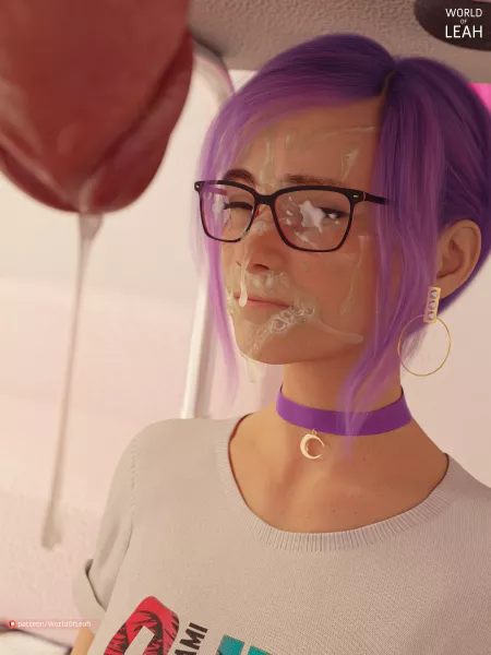 Lily Walkers pretty face covered in cum [WorldOfLeah] by WorldOfLeah