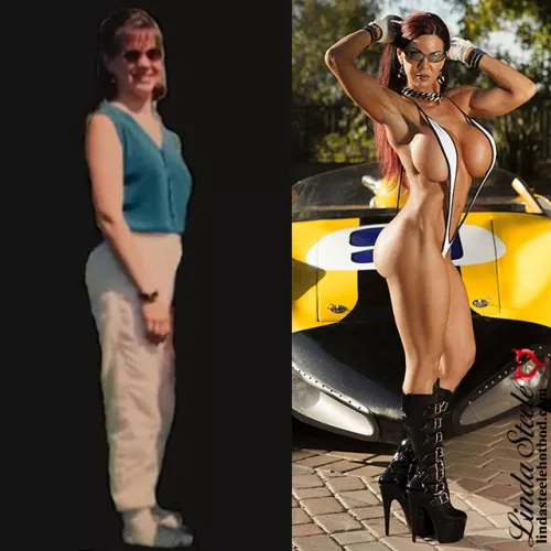 Linda Steele. This is one of the best bimbofications i have seen by Divine_Women