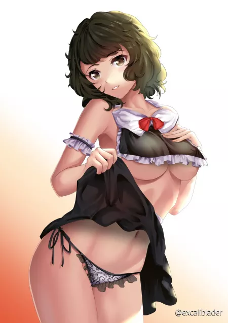 Lingerie Kawakami (Excaliblader) by CheetahSperm18
