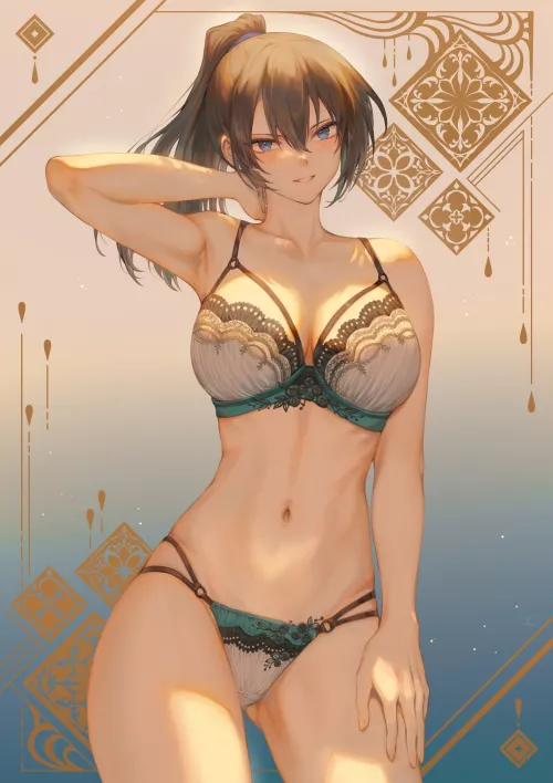 Lingerie Model [Artist's Original] by CheetahSperm18