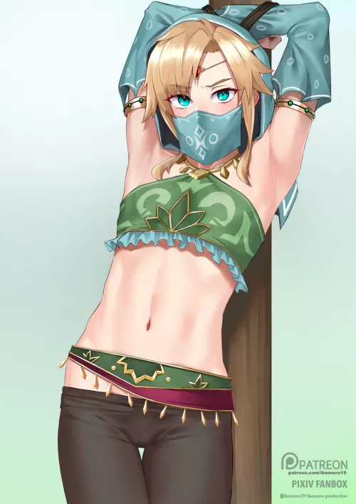 Link all tied up and vulnerable (Ikemeru19) by myfriendscantknow