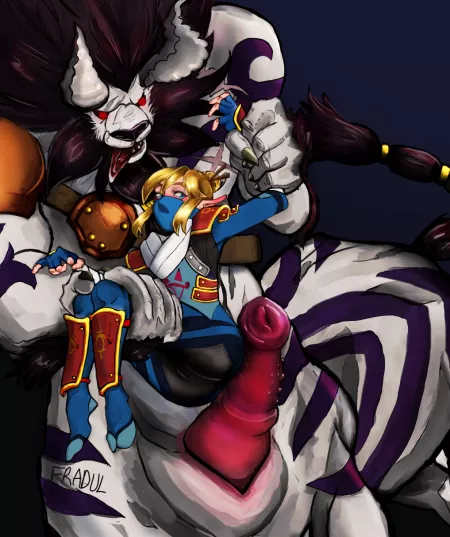 Link, Captured by a Lynel by PrinceSid0n