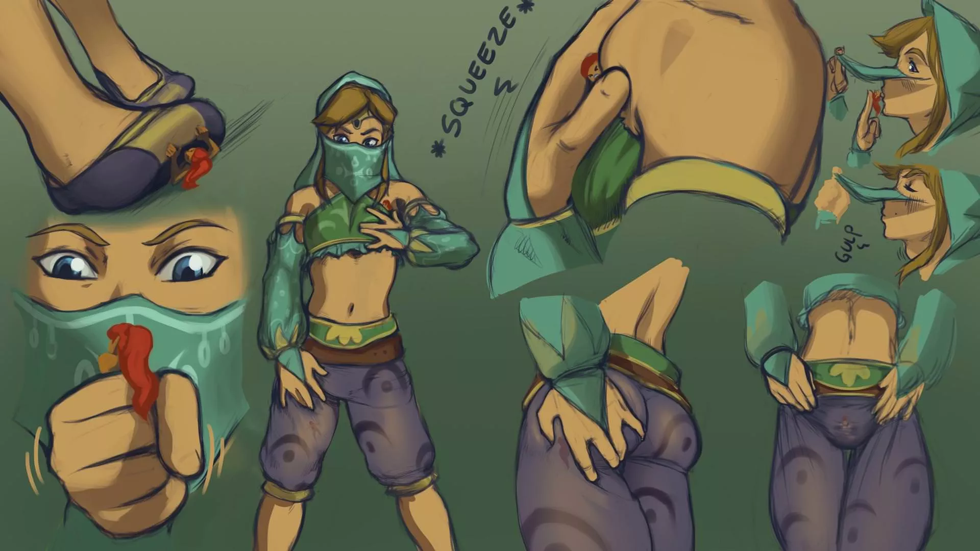 Link exacts his revenge posted by breastsofthewilds