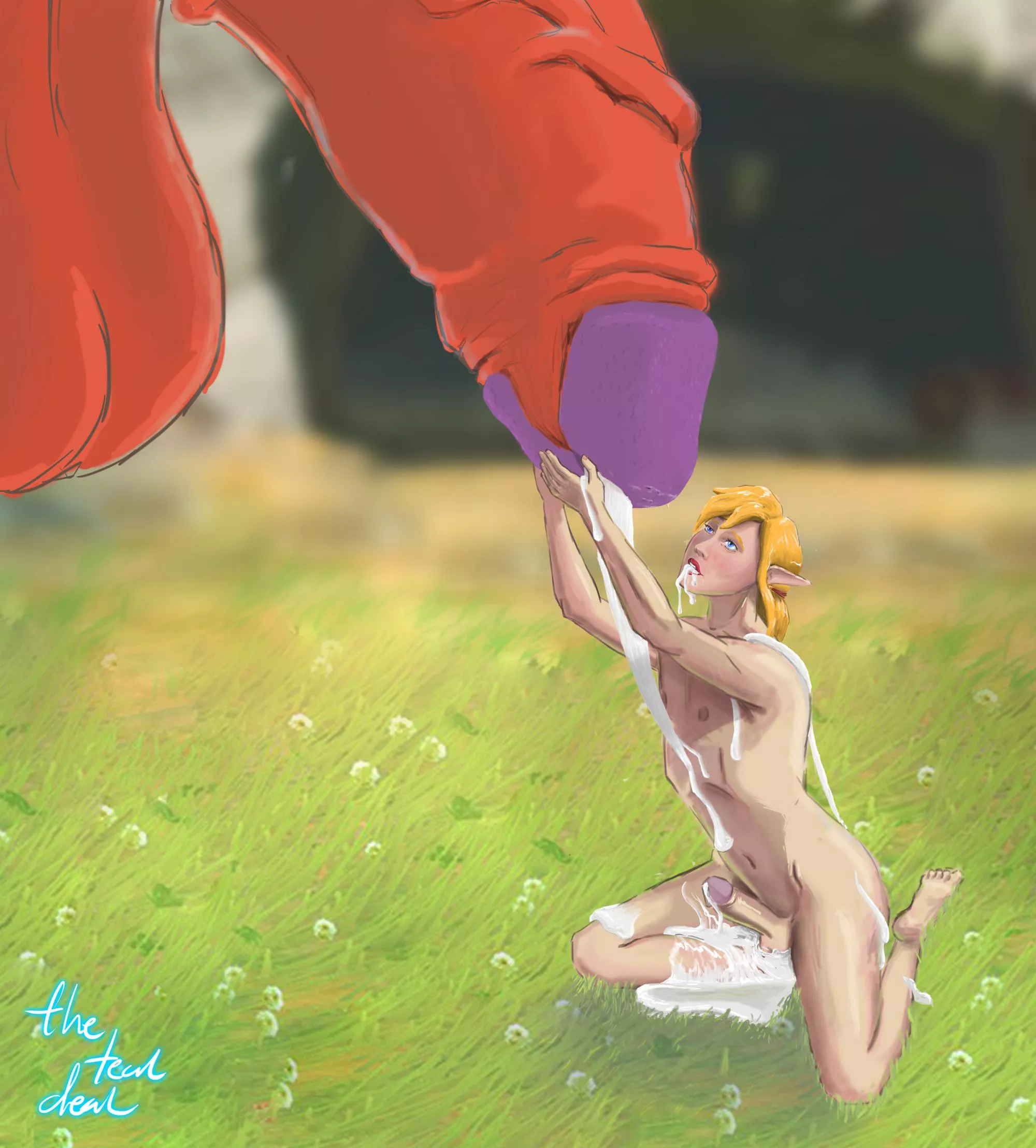 Link got a little distracted (oc) posted by the-teal-deal