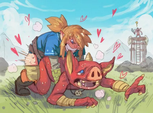 Link x Bokoblin [The Legend of Zelda] by HuhWhatSayThatAgain