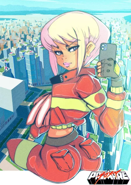 Lio Fotia seem happy to join the Burning Rescue [Promare] (@poweruser_sh) by Odbicie