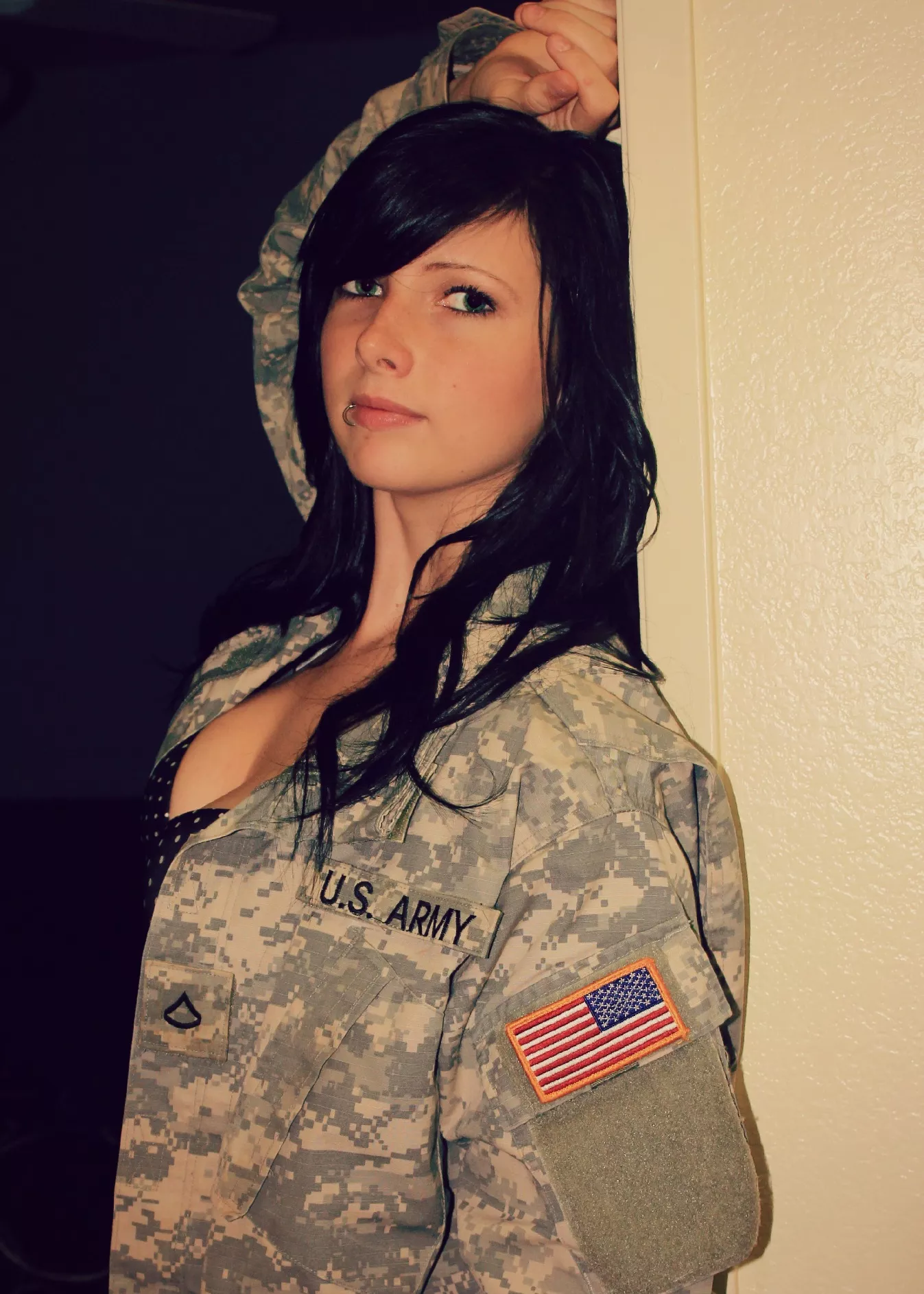 Lip piercing not in regs posted by _Throw-_away_