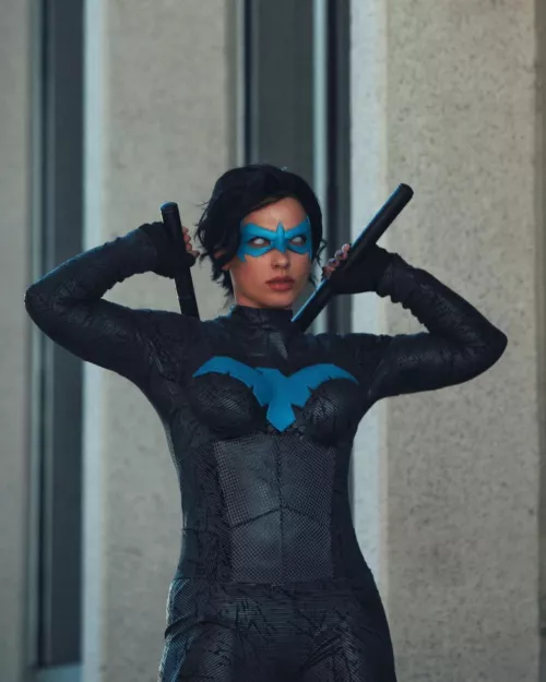 Lis Wonder as Nightwing by DCEUisPerfect