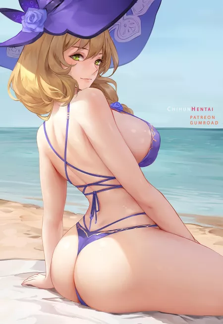 Lisa (ChihunHentai) [Genshin Impact] by NoLewdsNoLife