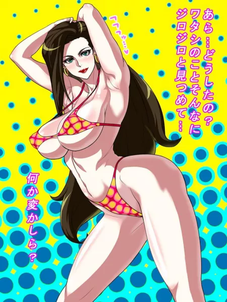 Lisa Lisa in her bikini (JoJo’s Bizarre Adventure: Battle Tendency) by NORlAKlKAKYOlN