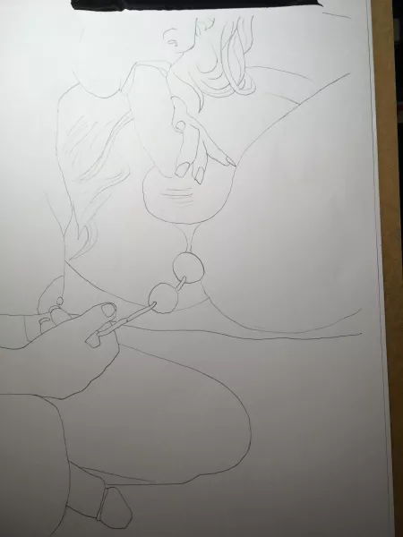 Little bit of femdom action, think it feels good? by KaliCreates