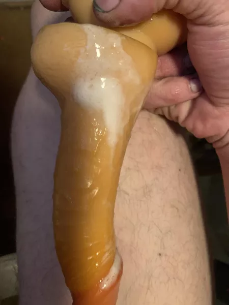 Little bit of my own cream by Kinkyguy4466