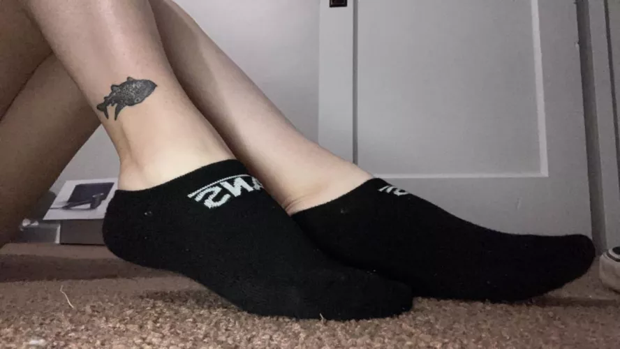 Little black ankle socks just for you. 🖤 by Love_Leia
