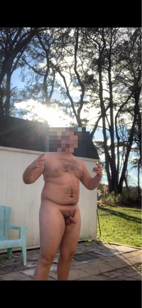 Little chilly out but warm enough to enjoy being outside by Nudefr