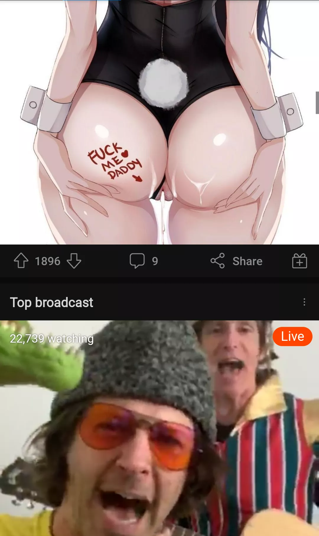 live! posted by WaffleSeriously