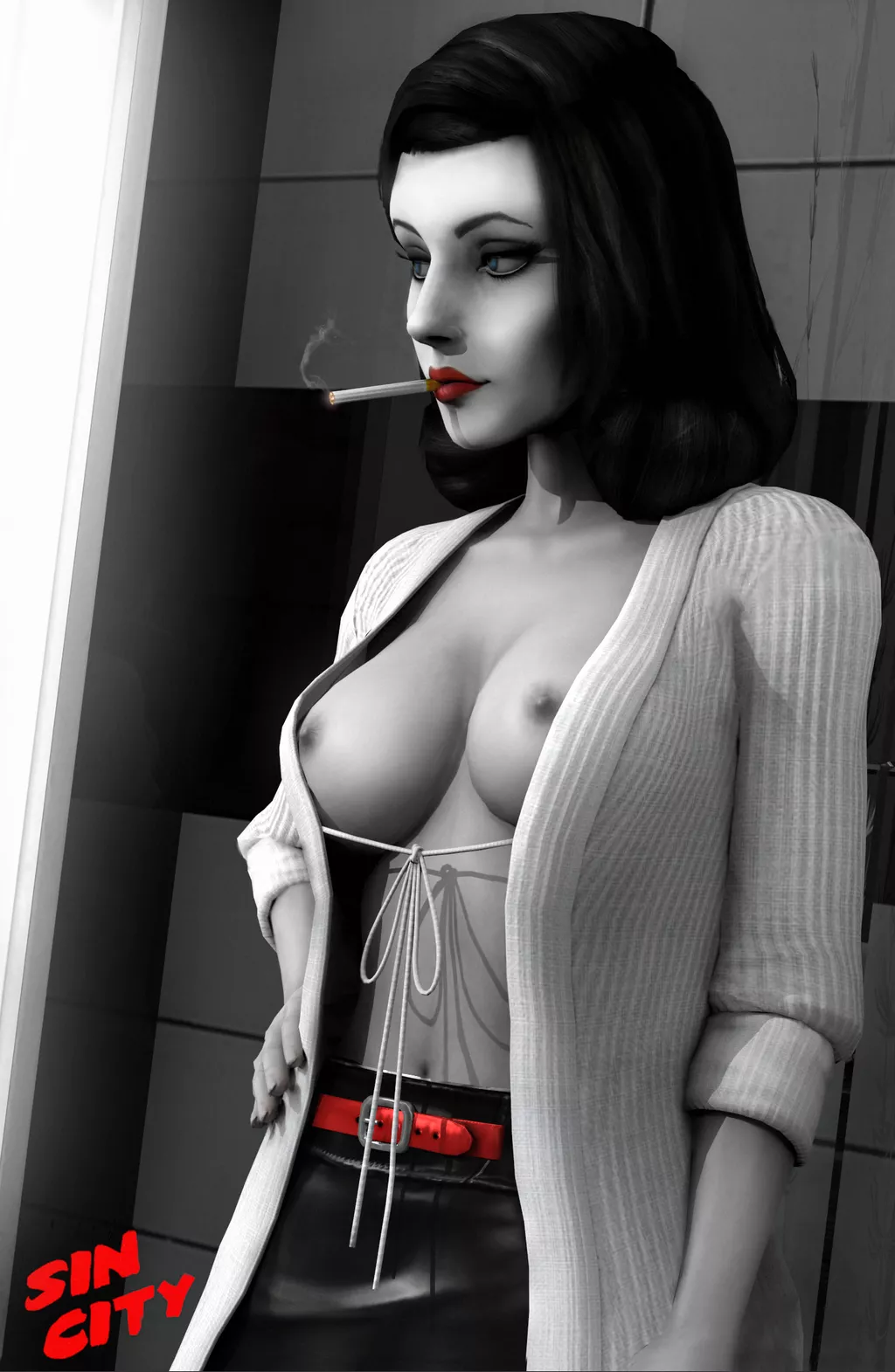 Liz smoking to relax posted by qulvbhq