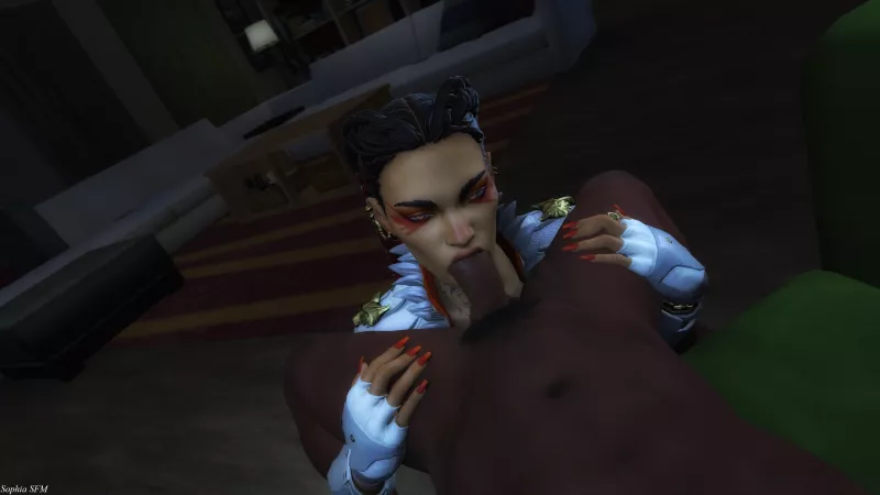 Loba Blowjob (Sophia SFM) [Apex Legends] by Nozrit