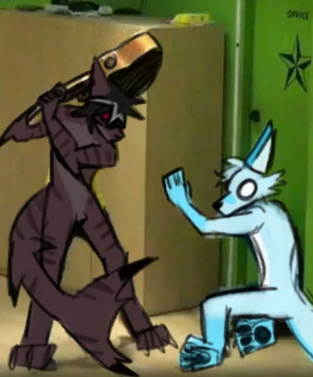Local shark smashes antifreeze fox head with a guitar by TheViper6