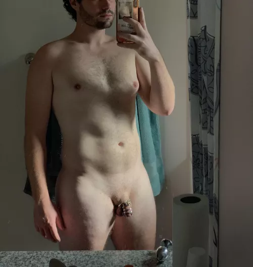 Locked thru the long weekend while the SO is away with family… keeping myself entertained while they’re away is rather ful-filling (ha ha) by secretbuttstuffspam