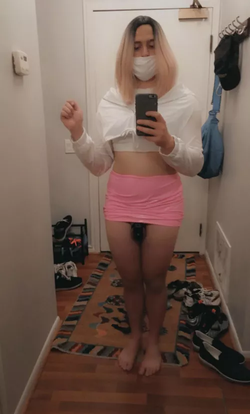 Locked up like a good slut for daddy🥰❤️💋❤️ by Sissy_BimboDoll