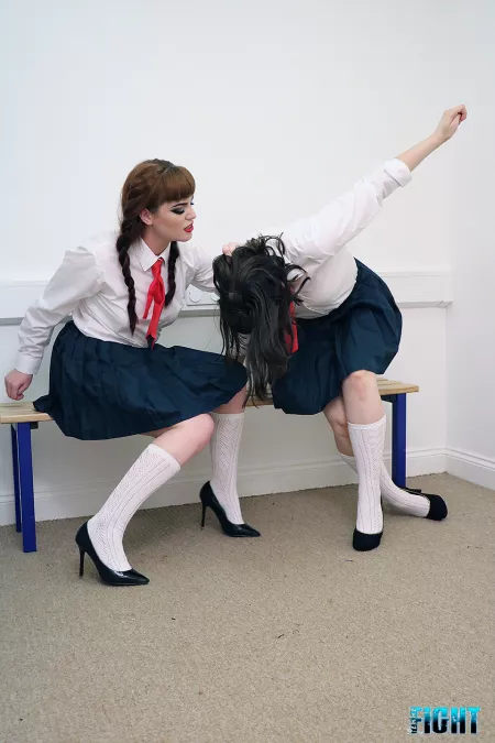 Locker Room Catfight by Saweb1234