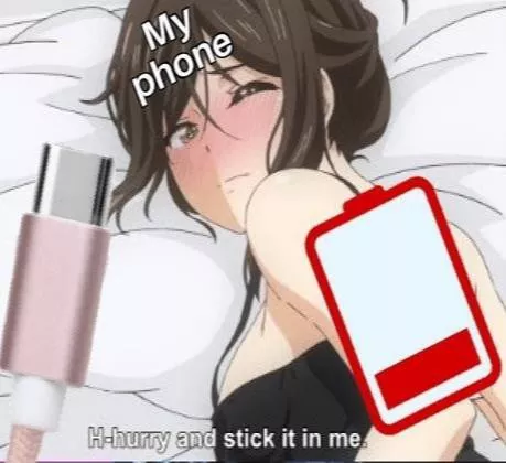 LockScreen Wallpaper so you can charge your phone more often: posted by JaegerTuT