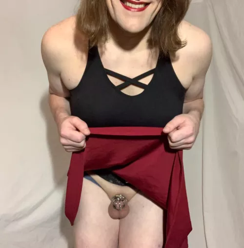 Locktober Day 20: Your friendly neighborhood sissy by Jacktparker516