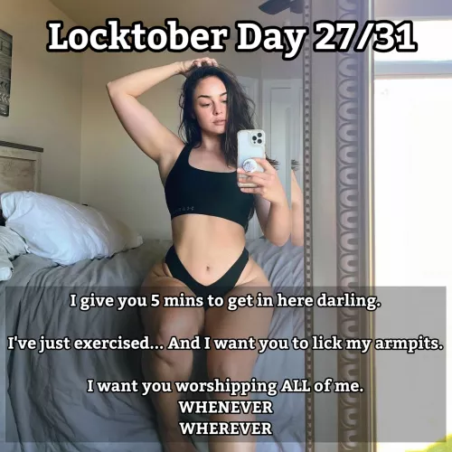 Locktober means worship by LockedGoon
