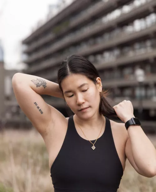 London based fitness trainer with her stinky armpit. by huagyk