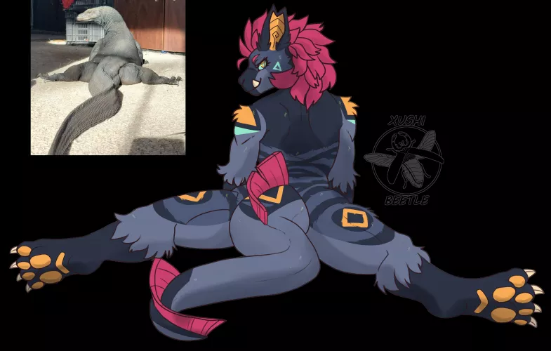 Long legs (art by me @Xushibeetle on twitter) by XenTheNextgen