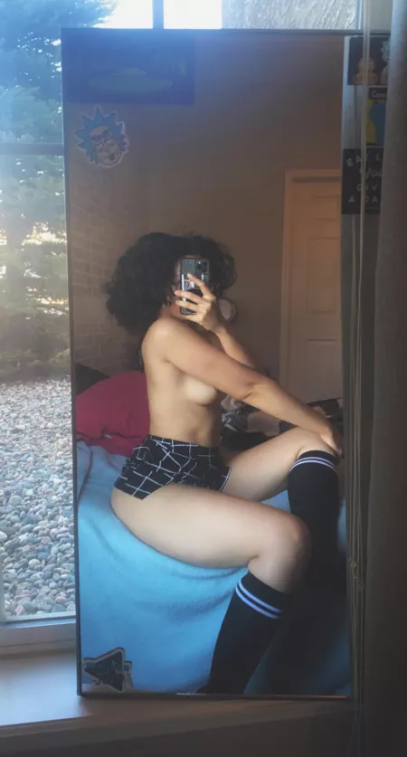 long socks and little skirts by xjanedoughx