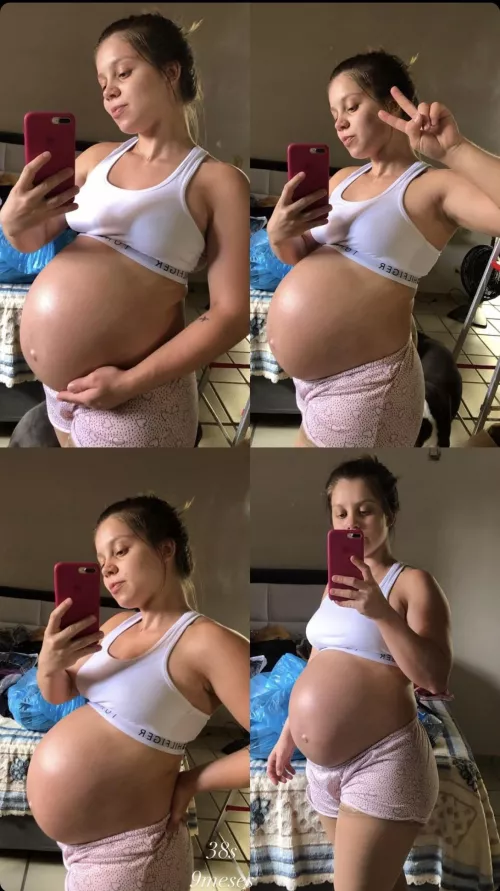 Look at my beautiful bump! Do you like it babes? Let’s maybe have some enjoyable fun. What do you say? 😘😈🤰🏻🤰🏻🥰 by Bianca_Perez_