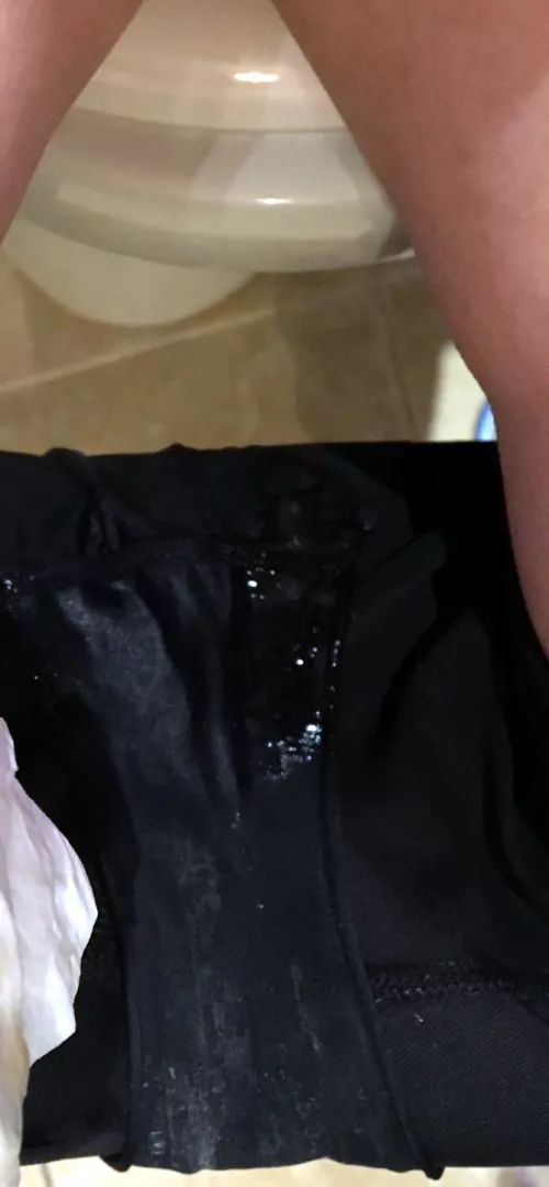 Look at the state o(f) these! He melted in my butt then told me to clench as he pulled out, keeping his come inside of me for as long as I could. Only 6 hours later my pussy was saturated from the feeling of his come slowly drooling out of my stretched a by Poppy-Please