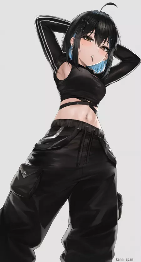 Look who's on the ground again (Kanniiepan) [Artist's OC] by llamanatee