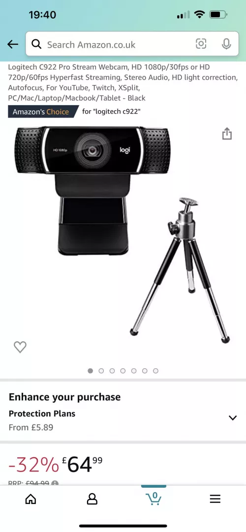 Looking at upgrading my stream camera. Does anyone have any experience/opinions on this Logitech one? by T33NW01F