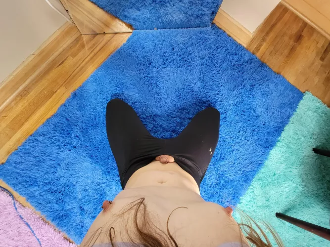 Looking down on my nips is always nice 😻😻😈 by merrysarah